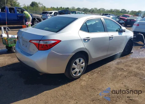 2014 Toyota Corolla Le z USA, uszkodzony, nr VIN 2T1BURHE7EC027890